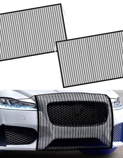 Load image into Gallery viewer, Downhill Front Hood Grille Protection Mesh 2PCS 41.33x31.49in Black
