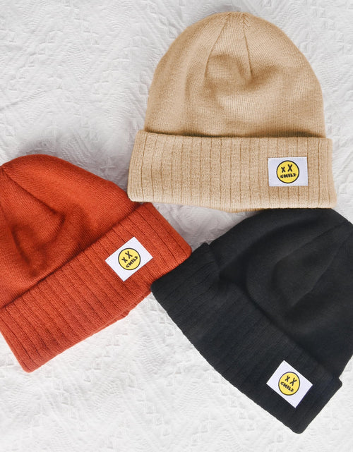 Load image into Gallery viewer, XMMAXFLOW Thick Knitted Winter Beanie Hat Cuffed Skull Cap Dark Orange
