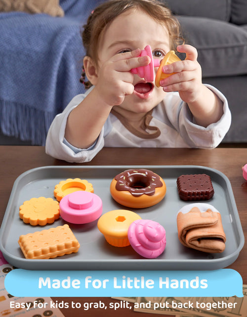 Load image into Gallery viewer, JOVA lalalark Cookie Play Food Set Toddler Pretend Toys 17 PCS Multicolor
