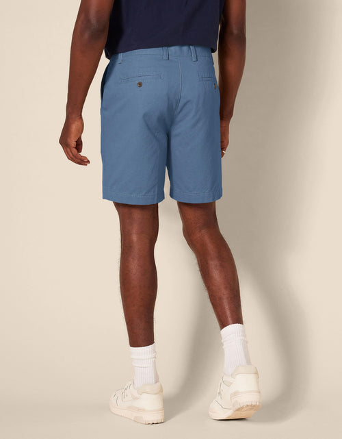 Load image into Gallery viewer, Amazon Essentials Men's Slim-Fit 7" Chino Shorts Deep Blue Size 30
