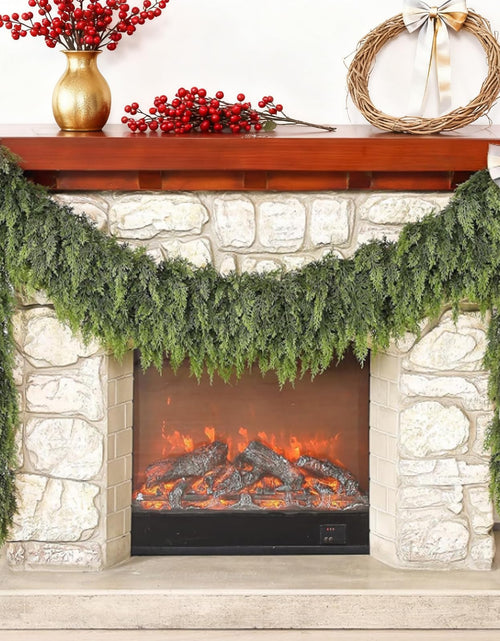 Load image into Gallery viewer, ESTABA 6FT Real Touch Cedar Garland Artificial Green Pine Christmas Decor
