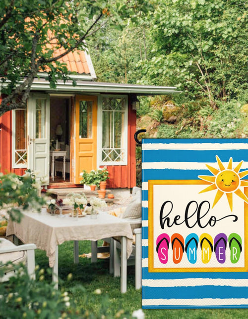 Load image into Gallery viewer, Shuitouk 3 Ply Summer Garden Flag 12x18 Inch Double Sided Outdoor Decor
