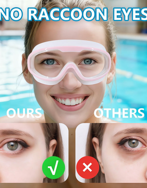 Load image into Gallery viewer, DCRWVCTON Adult Swim Goggles 2 Pack Anti-Fog Leak-Proof Clear with Ear Plugs
