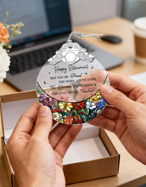 Load image into Gallery viewer, PEMIRSAYO Retired Ornament Stained Glass Christmas Keepsake Design A
