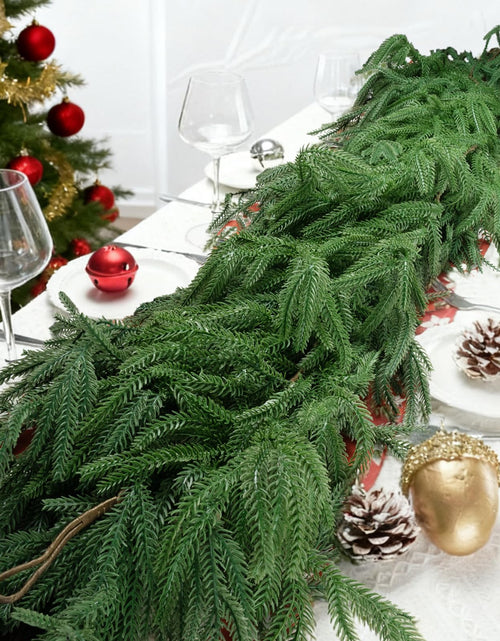 Load image into Gallery viewer, Gixie Home Artificial Norfolk Pine Garland 5Ft Green 2Pcs
