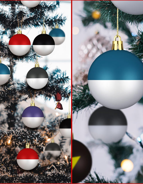 Load image into Gallery viewer, Rotatingpals 24pcs 2.4in Christmas Tree Ball Ornaments Lightning Color
