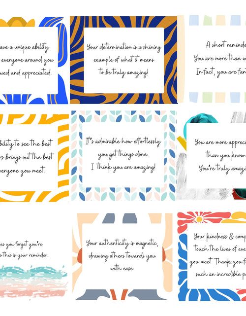 Load image into Gallery viewer, Ariond 40 Inspirational You Are Awesome Cards Multicolored Motivational Set

