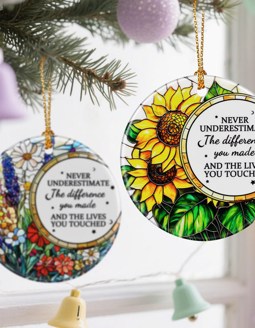 Load image into Gallery viewer, VIAKDEM Christmas Ceramic Ornament Retirement Design K Farewell Gift
