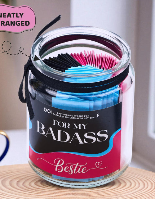 Load image into Gallery viewer, SOLMAYCO Affirmation Jar with Inspirational Notes Birthday Gift for Women Badass
