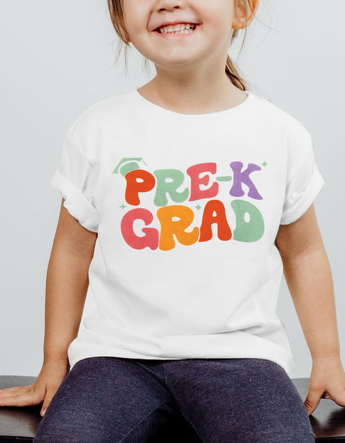 Load image into Gallery viewer, BANGELY Pre-K Graduation Shirt Toddler Kids Last Day School 2026 White Size 4-5T
