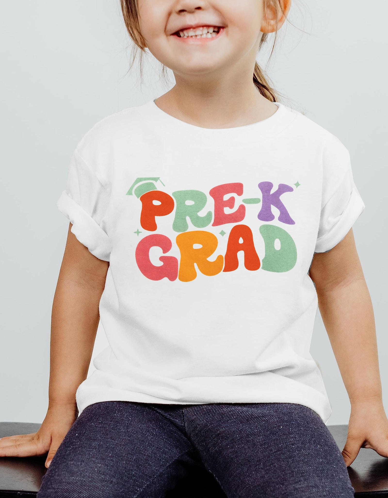BANGELY Pre-K Graduation Shirt Toddler Kids Last Day School 2026 White Size 4-5T