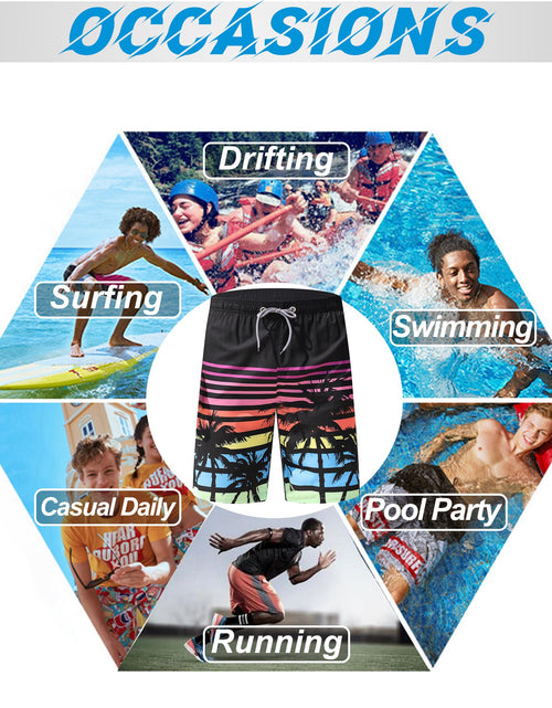 Load image into Gallery viewer, APTRO Men's Swim Trunks Quick Dry Board Shorts Mesh Liner Size XL
