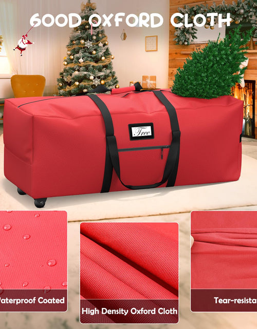 Load image into Gallery viewer, Mrrihand Christmas Tree Storage Bag Heavy-Duty 600D Oxford Red 7.5Ft
