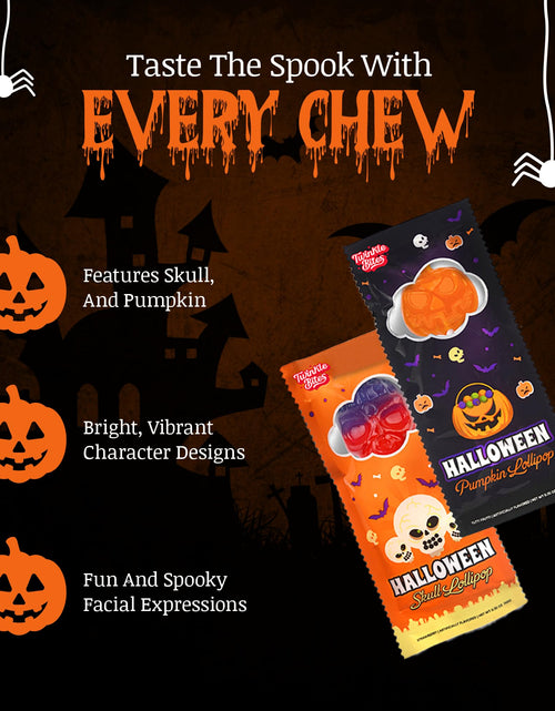 Load image into Gallery viewer, Twinkle Bites Halloween Lollipops 40 Pack Strawberry Flavor 40 Ounce
