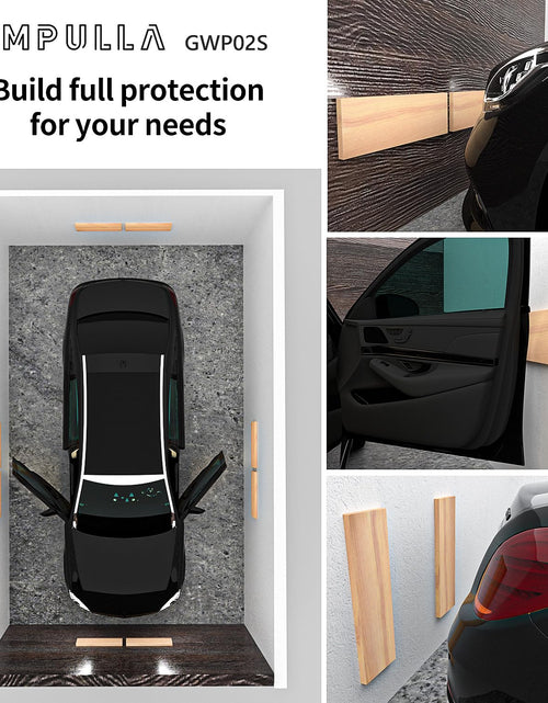 Load image into Gallery viewer, AMPULLA GWP02S Wood Grain Garage Wall Protector Car Door Protectors 2-Pack
