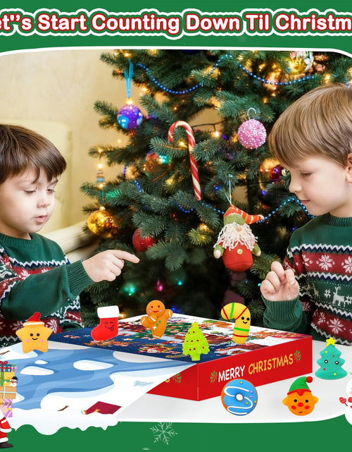 Load image into Gallery viewer, Govetom 2025 Christmas Advent Calendar 24 Days Multi-color Mochi Squishy Toys
