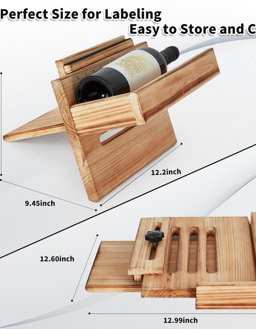 Load image into Gallery viewer, Meudid Label Applicator Bottle Labeling Machine Adjustable for Wine Bottles
