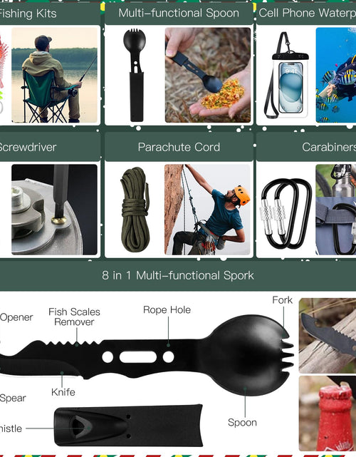 Load image into Gallery viewer, GiftSketch Survival Kit Advent Calendar 2025 24 Days Outdoor Camping Black
