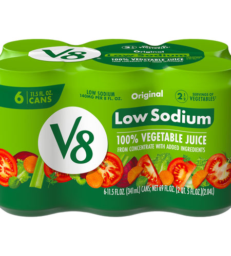 BestBy12/25 V8 Low Sodium Original 100% Vegetable Juice 69 Fl Oz