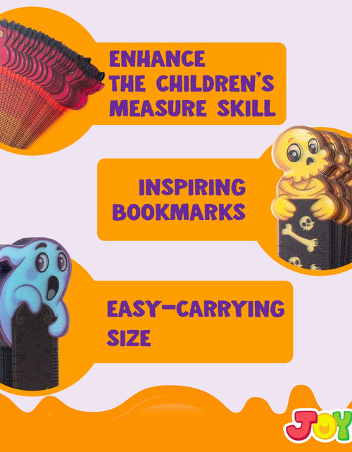 Load image into Gallery viewer, JOYIN Halloween Bookmark Rulers 144 PCS 6 Designs Party Favor Pack
