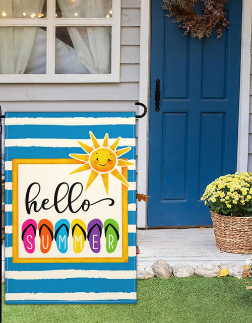 Load image into Gallery viewer, Shuitouk 3 Ply Summer Garden Flag 12x18 Inch Double Sided Outdoor Decor
