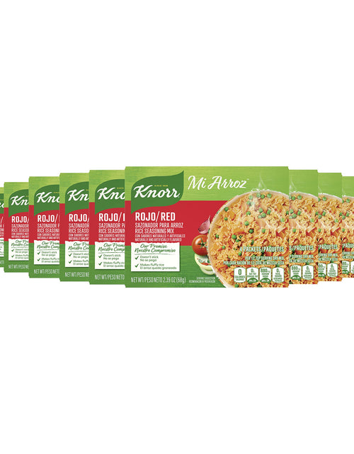 Load image into Gallery viewer, BestBy03/26 Knorr Mi Arroz Rice Seasoning Mix Red 2.39oz 4 Count Pack of 12
