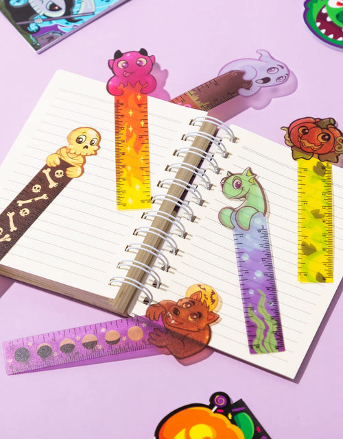 Load image into Gallery viewer, JOYIN Halloween Bookmark Rulers 144 PCS 6 Designs Party Favor Pack
