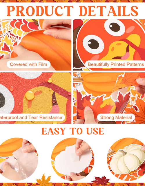 Load image into Gallery viewer, Containlol Fall Thanksgiving Bulletin Board Set Colorful Small 12.6x10.2in
