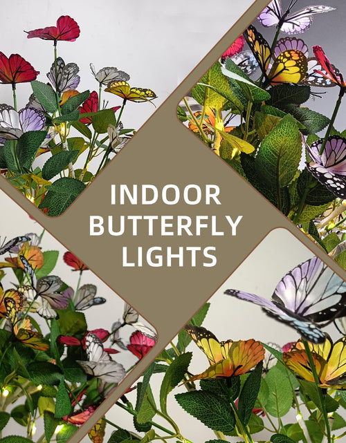 Load image into Gallery viewer, Oreunik Butterfly Lights 2ft 24LED Indoor Tree Lights Timer Warm White
