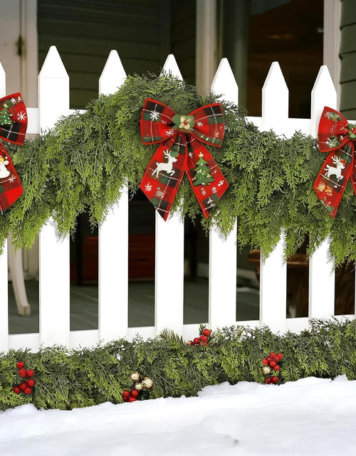 Load image into Gallery viewer, ESTABA 6FT Real Touch Cedar Garland Artificial Green Pine Christmas Decor
