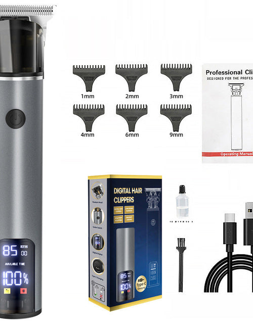 Load image into Gallery viewer, Hair clipper hair clipper electric hair clipper oil cutting head carving bald head, hair clipper

