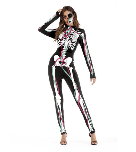 Halloween costume festival event party costume COS long sleeve jumpsuit
