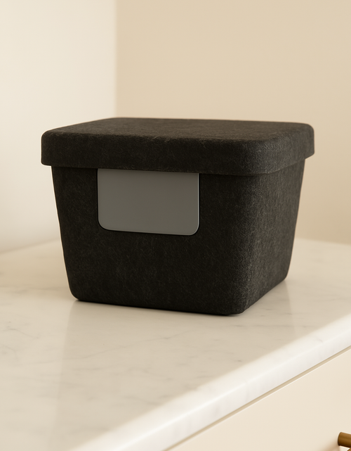 Load image into Gallery viewer, The Sculpted Bin - Petite with Lid

