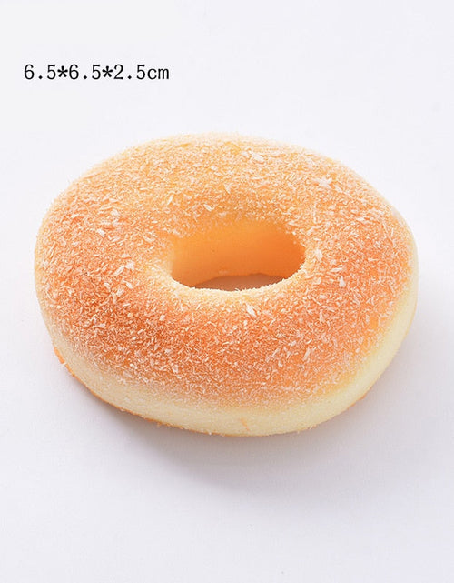Load image into Gallery viewer, Squishy Food Creative Simulation Bread Toast Donuts Slow Rising Squeeze Stress Relief Toys Spoof Tease People Desktop Decoration
