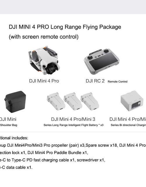 Load image into Gallery viewer, DJI Mini 4 Pro, an all-in-one mini aerial camera from DJI, is an entry-level drone that intelligently follows panoramic shooting

