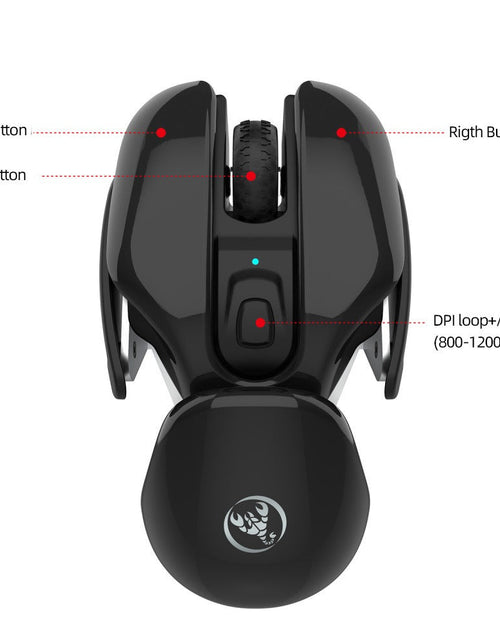 Load image into Gallery viewer, New USB wireless mouse 1600DPI rechargeable office mouse desktop laptop accessories
