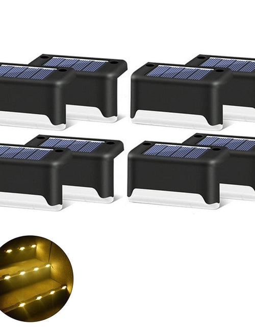 Load image into Gallery viewer, Solar Lights Solar Step Lights Outdoor Waterproof Led Solar Power Garden Light Lamp decoration for Patio Stair Garden Yard Fence
