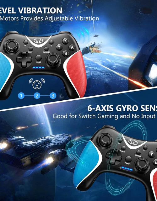 Load image into Gallery viewer, Switch game controller NS wireless controller custom back key programming continuous Bluetooth wireless controller
