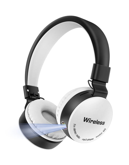 Load image into Gallery viewer, AKZ-B67 Bluetooth headset with high battery flashlight lighting headset card insertion FM

