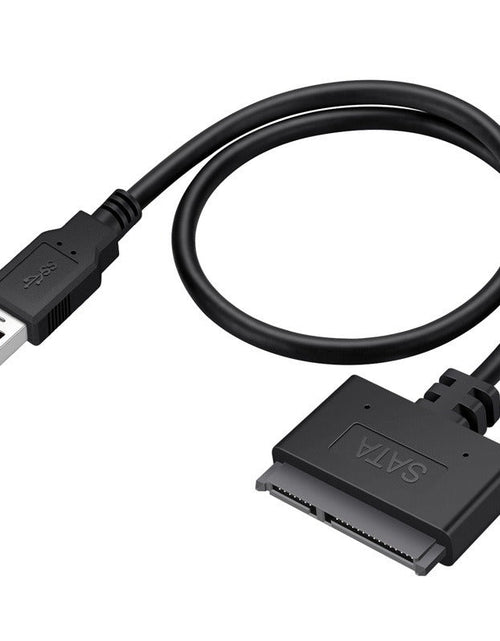 Load image into Gallery viewer, SATA Easy Drive Cable USB 3.0 Computer Hard Disk Data Cable SATA7+15P to USB 3.0 Adapter Cable
