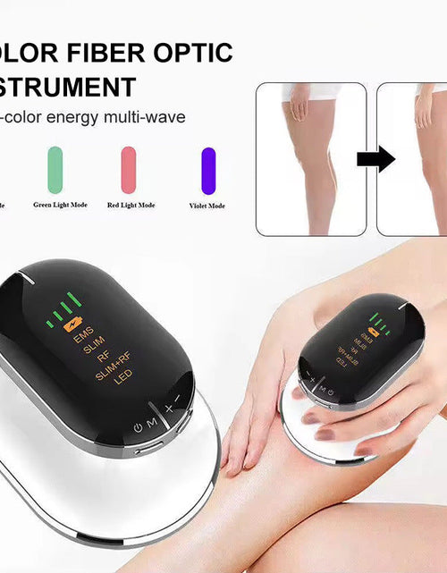 Load image into Gallery viewer, body shaping and slimming device body beauty device ultrasonic color light microcurrent fat burning device fat bursting device
