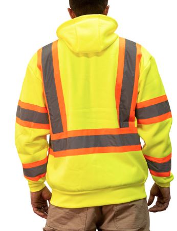 Load image into Gallery viewer, ANSI Class 3 Hood Sweatshirt
