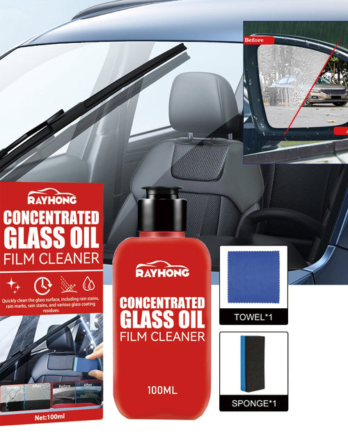 Load image into Gallery viewer, Concentrated Glass Oil Film Cleaner To Remove Oil And Rain Car Windshield Fog Cleaner
