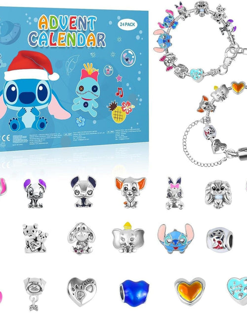 Load image into Gallery viewer, New Stitch Jewelry Paper Box Gift Box Packaging Christmas Halloween Gift 24 Grid Blind Box Bracelet Gift Box
