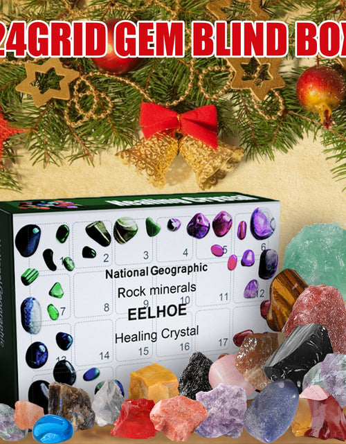 Load image into Gallery viewer, 24 Grid Ore Blind Box, Green Christmas Surprise Guess Small Gift Blind Box
