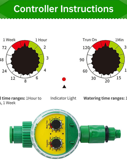 Load image into Gallery viewer, Outdoor plastic garden hose equipped with electronic automatic irrigation timer
