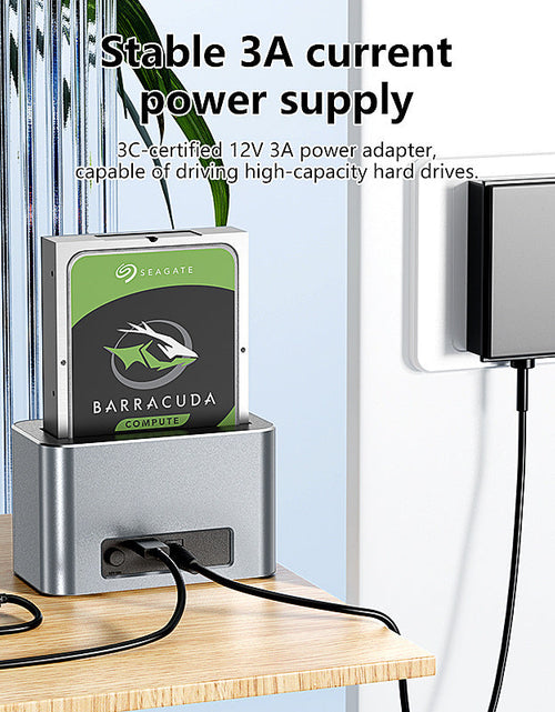 Load image into Gallery viewer, SAS/SATA Universal Hard Disk Base 2.5-3.5-inch 20TB Desktop Type-C Hard Disk Box 3.0

