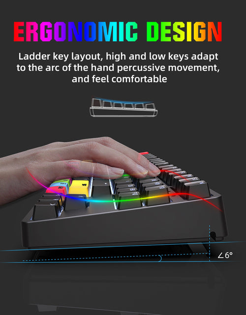 Load image into Gallery viewer, 87 key wired mechanical gaming keyboard with red axis for esports and office use, with over 20 types of white light insertable shafts
