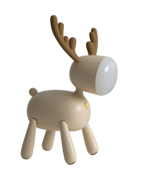 Load image into Gallery viewer, Cartoon Deer Night Light USB Charging With Sleeping Silicone Led Elk Light Children's Student Desk Reading Lamp
