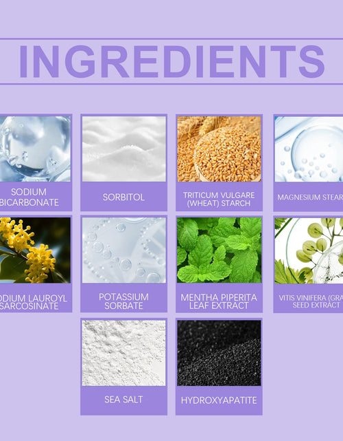 Load image into Gallery viewer, Oralhoe Purple Brightening Tooth Powder Gentle Mouth Cleanser Fresh Breath Cleanser Teeth Care
